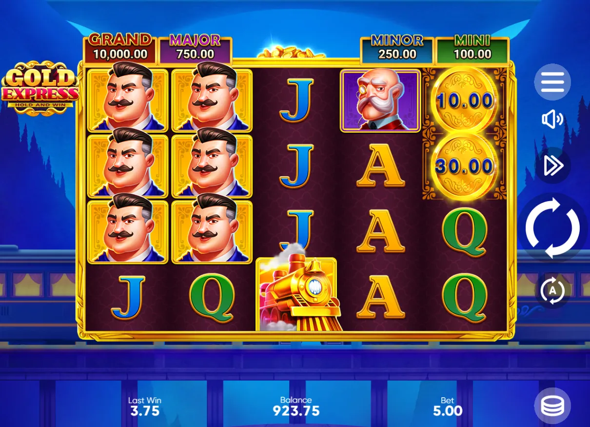 Gold Express Hold and Win Slot